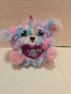 Plush Unicorn Heart Stuffed Animal - Pastel Pink Blue Purple